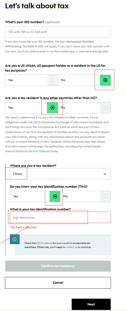 Let's talk about tax 税务信息页
