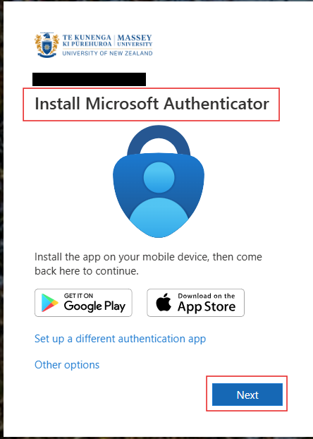 安装 Microsoft Authenticator